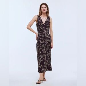 Madewell The Ariana Midi Dress - Size 4